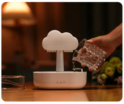 Rain Cloud Humidifier & Diffuser — Aesthetic Ambient Mist Lamp