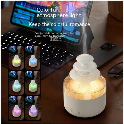 Rain Cloud Humidifier & Diffuser — Aesthetic Ambient Mist Lamp